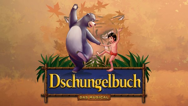 Veranstaltungsplakat für "Dschungelbuch - das Musical