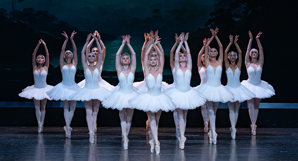 Veranstaltungsplakat für SCHWANENSEE - KYIV CLASSIC BALLET 